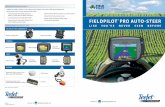 FIELDPILOT® PrO AT-A-GLANCE - TeeJet...2 3 FIELDPILOT® PrO auto-StEERING DoES MoRE, CoStS LESS ReALVIeW CAMeRAS CAN Be eASILy MOUNTeD ANyWheRe There’s a Lot More to FieldPilot