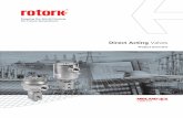 New Direct Acting Valves - Rotork · 2019. 11. 1. · 6 Direct Acting Valves Direct Acting Valves – 1/4", 3/8 1/2" 70 Series 3/2 direct acting solenoid valves A range of 3/2 normally