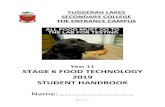 Year 11 STAGE 6 FOOD TECHNOLOGY 2019 STUDENT HANDBOOK · Assessment Task 1 . Assessment Task 2 . Assessment Task 3- Year 11 HSC Examination . 3 | Page Course: Food Technology Course