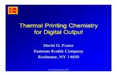 Thermal Printing Chemistry for Digital Outputdafoster/Papers... · Slip Layer/Heat Resistant Layer ... Neuman, “Titanium Alkoxide Subbing Layer Chemistry,” 10th International