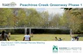 Peachtree Creek Greenway Phase 1 - Brookhaven, Georgia...2018/08/14  · Peachtree Creek Greenway Phase 1 Visibility from N Druid Hills Road –Pedestrian N Druid Hills Rd Trail Plaza