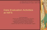 Data Evaluation Activities at NIFS - International Atomic Energy … · 2012. 2. 16. · Coefficients Given by Empirical Formulas for Ions from Hydrogen through Nickel”, 1999 10.