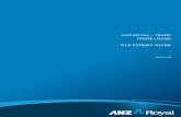 ANZ ROYAL – TRADE TRADE LOANS€¦ · tab and then selecting the Payment File Definitions option from the drop -down list. A listview table of existing Payment File Definitions