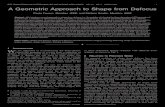 IEEE TRANSACTIONS ON PATTERN ANALYSIS AND ...home.eps.hw.ac.uk/~pf21/pages/page2/assets/FAVARO-PAMI...A Geometric Approach to Shape from Defocus Paolo Favaro, Member, IEEE, and Stefano