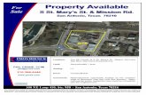 St Mary's & Mission Presentaion Pkg€¦ · Groveton Si PROVIDENCE Commercial Real Estate Services San Antonio, Texas 782110 S st Property Available CORFAC International . SITE SITE