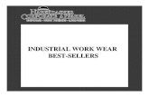 INDUSTRIAL WORK WEAR BEST -SELLERSINDUSTRIAL WORK WEAR BEST -SELLERS. PANTS PT60 ELASTIC INSERT Fabric: 7.5 oz. Twill Pocket: Two slack-style front pockets, two set-in hip pockets,