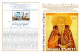 Martha Tella (August 21) (August 20) Saint John Orthodox ......centers of early Christian monasticism. In 407 A.D. the monastery was overrun by raiders, scattering the monks. Abba