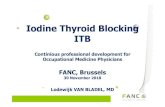 Iodine Thyroid Blocking ITB · 11/30/2018  · NOT EXHAUSTVE: Consult leaflet !!!! • Over-sensitivity (≠allergy!) • Thyroid disorders, in particular hyperthyroidism in older