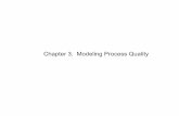 Chapter 3. Modeling Process Quality · Probability Distributions • Statistics: based on sample analysis involving measurements • Probability: based on mathematical description