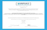 This certifies that - Mondeo · Lombardi 19, 36075 Montecchio Maggiore, Vicenza, Italy ... The “WRAS Approved Product” logos are certification marks registered under the Trade