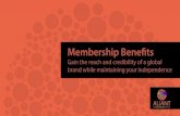 Membership Benefits Deck_110719_Rv6.pdf · 2019. 12. 11. · Membership Benefits We offer our partners regular opportunities to network with our team around the world, including an