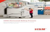 HSM Horizontal Baling Presses - LFM.CZ€¦ · The electronically secured bale removal door with automatic bale unloading provides the highest ease of operation HSM 12 Gigant Our