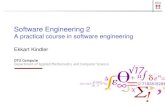 Software Engineering 2 (02162) · SE 2 (02162 e15), L06 15 Structuring a handbook Application oriented: + good orientation for beginners + good readability - Much redundancy (same
