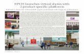 EPCH launches virtual shows with 2 product specific platformslive chat, chat rooms, Q&A, webinars, webcasts, etc. Exhibitors in the show experienced the altogether different atmosphere