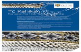Tū Kahika - University of Otago · complete the Foundation Year Health Sciences course. The scholarship pays $10,000 towards residential college fees. Students are supported by a