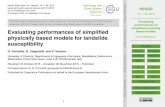 Evaluating performances of simplified physically based models · analysis and integrated in the NewAge-JGrass hydrological model. The package in-cludes three simpliﬁed physically
