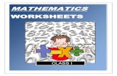 MATHEMATICS WORKSHEETS · 4 WORK BOOK IN MATHEMATICS (2011-12) Class 1 Paste your photo in the box: