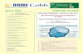 LY 2016 - NAMI Cobb...Dec 07, 2017  · Fresh Start Page 3 NAMI Cobb Activities NAMI Connections Weekly Support Group Our NAMI Connections Support Group for persons with a mental health