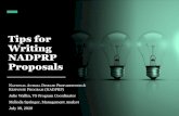 Tips for Writing NADPRP Proposals - USDA APHIS · 2020. 8. 6. · Tips for Writing NADPRP Proposals NATIONAL ANIMAL DISEASE PREPAREDNESS & RESPONSE PROGRAM ... recommendations for