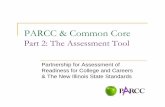 PARCC & Common Core · PARCC & Common Core Part 2: The Assessment Tool Partnership for Assessment of Readiness for College and Careers & The New Illinois State Standards. Practice
