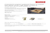 Insulated upstand frame to install ISD 2093 · xyz Insulated angled upstand frame to install flat glass cover ISD 2093 in min 5° Window types: CFP and VELUX INTEGRA® CVP INSTRUCTIONS