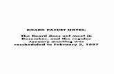 · F001 t W "11 BOARD OF DIRECTOR'S INFORMATION PACKET FOR THE MUIR BEACH COMMUNITY SERVICES DISTRICT RESCHEDULED BOARD OF DIRECTORS' MEETING ON WEDNESDAY, FEBRUARY 5,1997 THE MEETIN