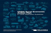 CDBG Rural Economic Action Plan · 2019. 11. 1. · sponsored CDBG grant and still make another sponsored CDBG application. Counties cannot exceed a maximum number of two open sponsored