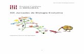 New XIX Jornades de Biologia Evolutiva · 2020. 7. 6. · XIX Jornades de Biologia Evolutiva 2 “Nothing makes sense in Biology Except in the Light of Evolution” or Why Les Jornades