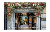 FESTIVE CELEBRATIONS 2018 - The Witchery by the Castle Festive_WEB.pdf · For a unique Christmas the Witchery’s suites are available for guests to stay over Christmas itself. We