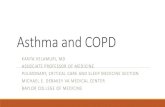 Asthma and COPD - Wild Apricot · Asthma COPD Airflow Obstruction Bronchiectasis Cystic Fibrosis Soriano JB, Davis KJ, Coleman B, et al. The proportional Venn diagram of obstructive
