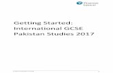 Getting Started: International GCSE Pakistan Studies 2017 · 2020. 10. 2. · Fazle Karim Khan, Pakistan: Geography, Economy, and People (4th edn) ISN 9780199063925 Fazle Karim Khan