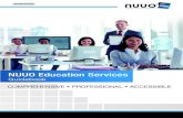 NUUO Education Services€¦ · • Technical Advance - NVRmini 2 • Technical Advance - Mainconsole • Technical Advance - CMS Step3Pass the on-line test. NUUO EDU center will