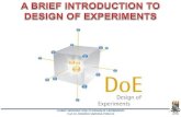 DOE objectives - ct.ufpb.br€¦ · DOE objectives Why should we use DOE? DOE is a statistical tool that allow us: • Identify vital “Xs” for a particular process; • Quantify