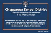 Chappaqua School District · Chappaqua School District September 16, 2020 Chappaqua Central School District is a community of learners who demonstrate an understanding and appreciation