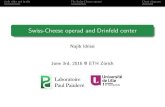 Swiss-CheeseoperadandDrinfeldcenter - Little disks and braids The Swiss-Cheese operad Chord diagrams