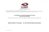 SPIRITUAL FATHERHOOD€¦ · Spiritual fatherhood is NOT B. The concept “Father” explained Biblical meaning Title and concept of “father” applied A father (genitor) An ancestor