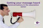 Communications in the association sector...The buyer’s journey.. •Two key ways of getting your message across to associations: •Direct –Sales calls –Emails –Face-to-face