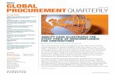 GLOBAL PROCUREMENT QUARTERLY - Morrison & Foerstermedia.mofo.com/files/uploads/Images/140304-Global-Procurement... · and regulate procurement in the market for public concession