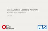 NHS Anchors Learning Network - Health Foundation · The Health Foundation and NHS England and NHS Improvement are working together to develop a UK-wide NHS Anchors Learning Network.