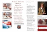 Moulage Minute 2014 for Simulated Mass Casualty CA Moulage... · 2018. 5. 31. · Drills, Parks & Rec. Oroville CA. 2014 • Beg/Inter/Trauma Moulage Workshops SimGhosts; 2014, 2013,
