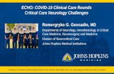 ECHO: COVID-19 Clinical Care Rounds ... - echo.unm.edu - Johns Hopkins - Geocadin.pdf• American Academy of Neurology Guidelines Status Epilepticus Dx and ICU Management SZ and Status