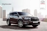 11837 HL 46 MAST - Toyota Motor Europe · Recognising quality is an instinctive sensory reaction. You’ll experience it with the Highlander the moment you open the door and relax