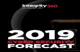 CYBER SECURITY FORECAST - Insights · Investment in cyber security needs to incorporate risk and follow these four steps: People first, then research on the latest trends, then quality