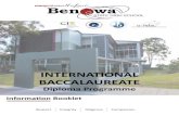 INTERNATIONAL A ALAUREATE - Benowa State High School · 2019. 4. 30. · The International Baccalaureate Diploma Programme (IB DP) is a highly regarded two year pre-university course