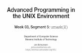Advanced Programming in the UNIX EnvironmentJan Schaumann 2020-09-13 Ownership of new files When creating a new ﬁle, it will inherit: • st_uid == eﬀective UID • st_gid == ...