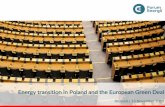 Energy transition in Poland and the European Green Deal · 2019. 11. 13. · • Electricity imports increased by 150% last year. • The share of gas was 7 ... Energii . Forum Energii
