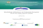 22-23 mars 2018, Papeete (Tahiti) - INSeaPTION - Homeinseaption.eu/images/pdf_fr/INSeaPTION_Rapport_synthese... · 2018. 10. 9. · Workshop utilisateurs du projet INSeaPTION en Polynésie