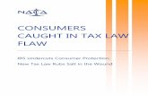 Consumers Trapped in Tax Law Flaw Tax Paper_… · going to get worse now that the 2017 Tax Cut and Jobs Act (TCJA) is in effect. Most consumer protection laws do not primarily rely