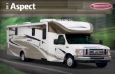 Aspect - RVUSA.comlibrary.rvusa.com/brochure/aspect_2012_bro.pdf · fully equipped motor home loaded with amenities that will make each trip a special journey. Watch the game in the