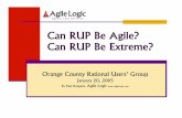Can RUP Be Agile? Can RUP Be Extreme? · Incremental, stakeholder-driven design process from Alexander Programming as learning from Papert, Kay Kent Beck & Ward Cunningham Mid-80s